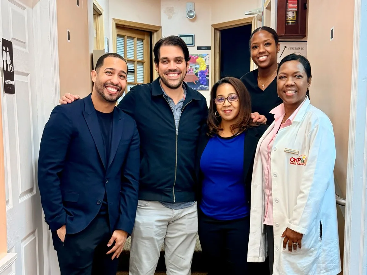 Canid team visiting Camkids Pediatrics